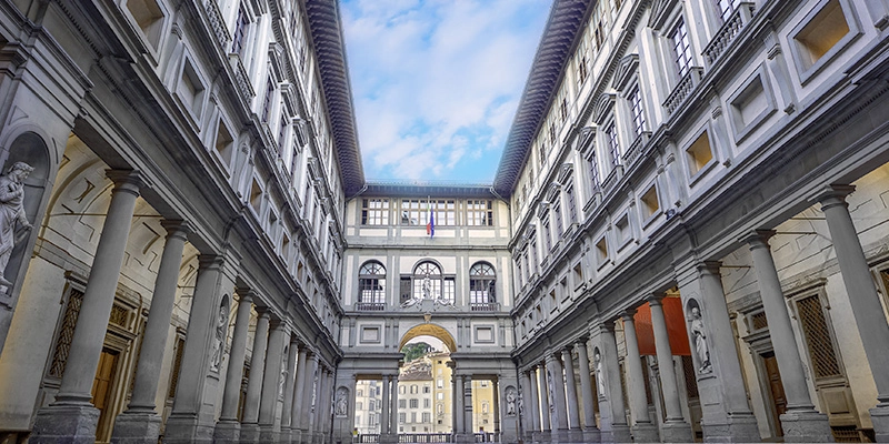 The Uffizi Gallery in Florence